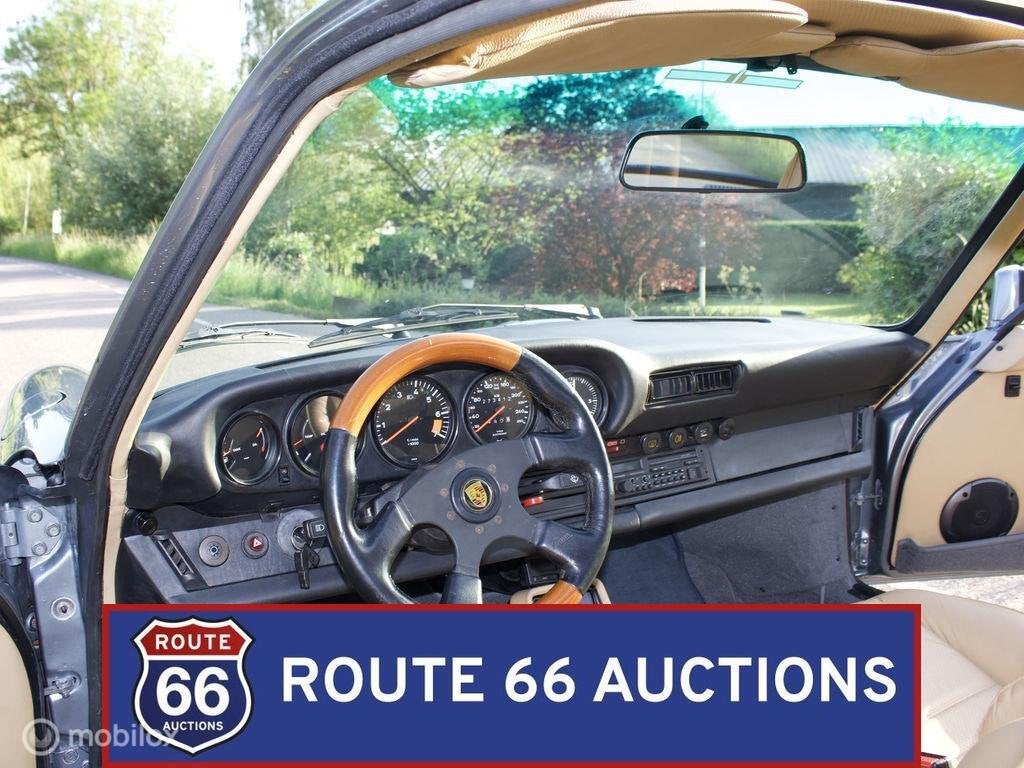 Porsche 911 Carrera | 1985 | Route 66 Auctions, Auto's, Oldtimers, Overige carrosserieën, Zwart, Bedrijf, Porsche