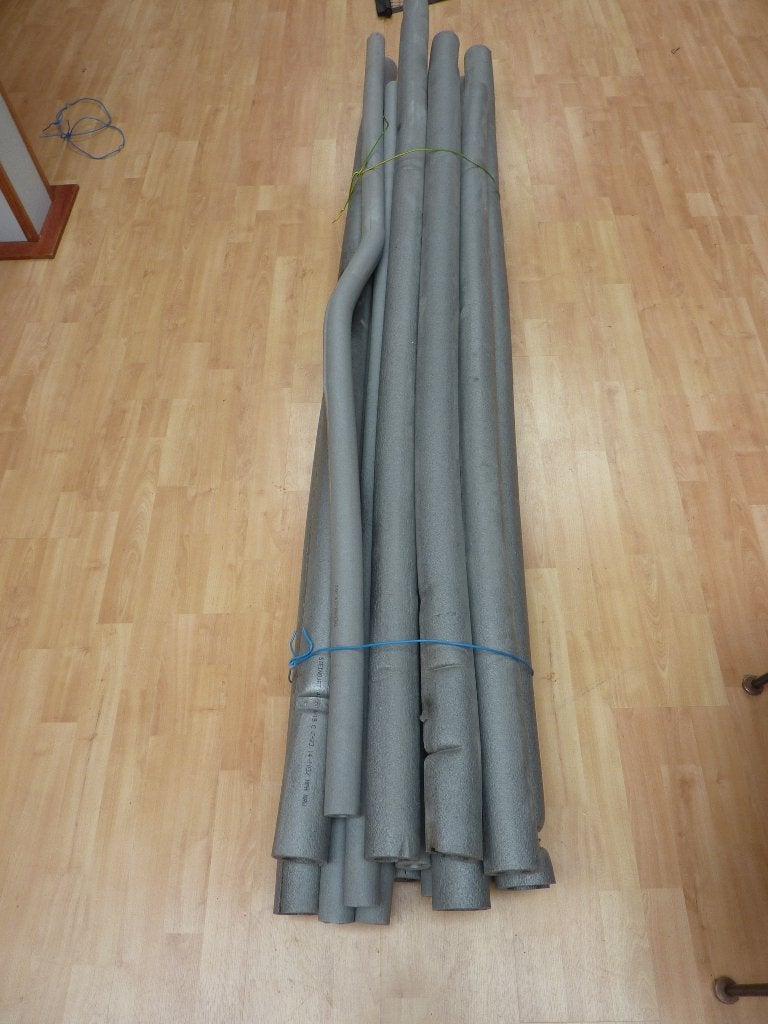 isolatiebuis, buisisolatie, isolatie voor cv-buizen enz., Overige materialen, Gebruikt, 15 m² of meer, Ophalen