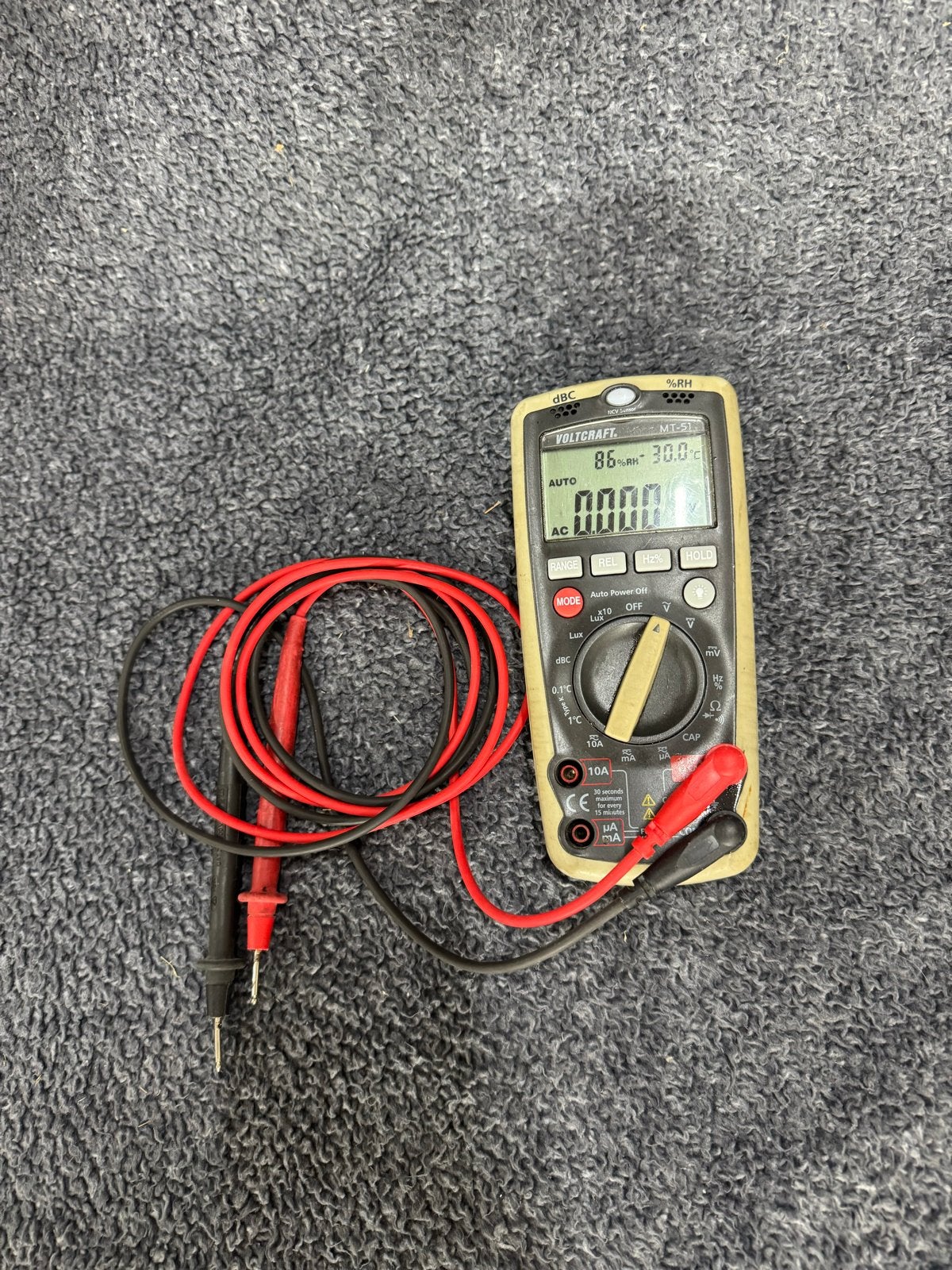 Voltcraft Multimeter MT-51 - Nauwkeurige Metingen, Ophalen of Verzenden, Gebruikt, Multimeter