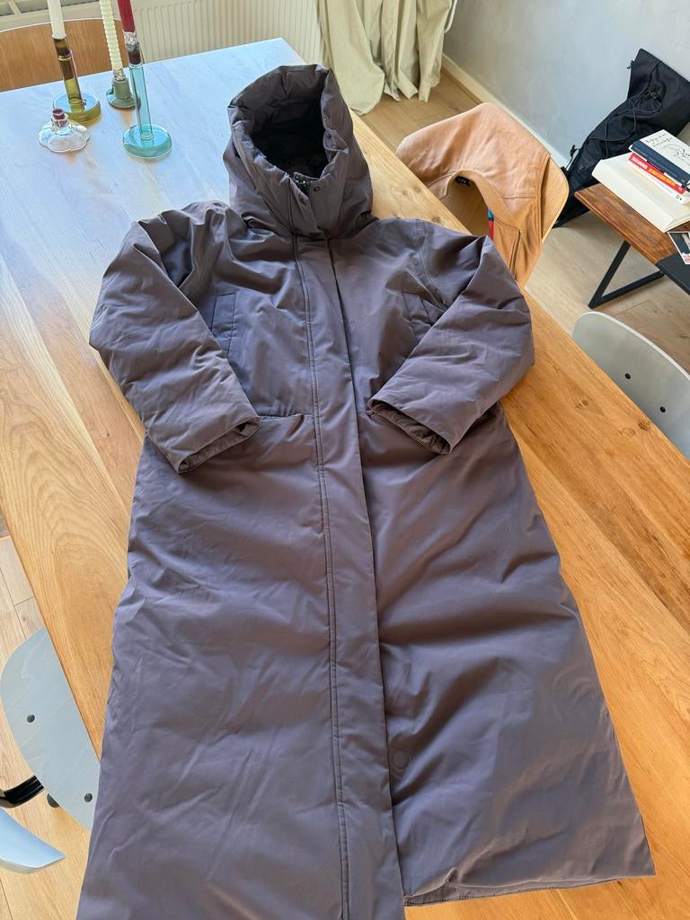 Elvine winterjas parka, Kleding | Dames, Jassen | Winter, Ophalen of Verzenden, Gedragen, Maat 38/40 (M), Paars