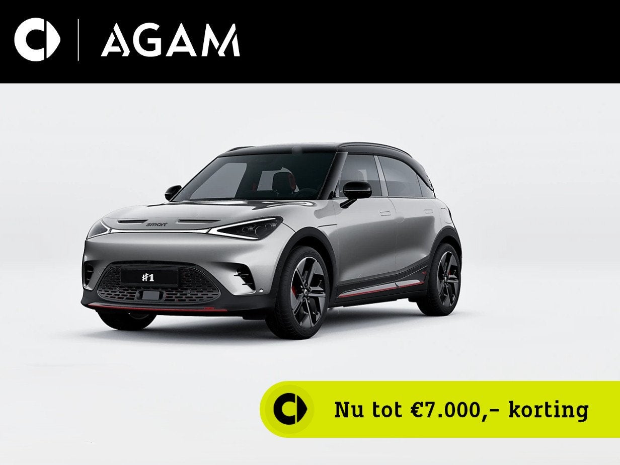 smart #1 BRABUS 66 kWh, Auto's, Smart, Automaat, Alcantara, 1600 kg, SUV of Terreinwagen