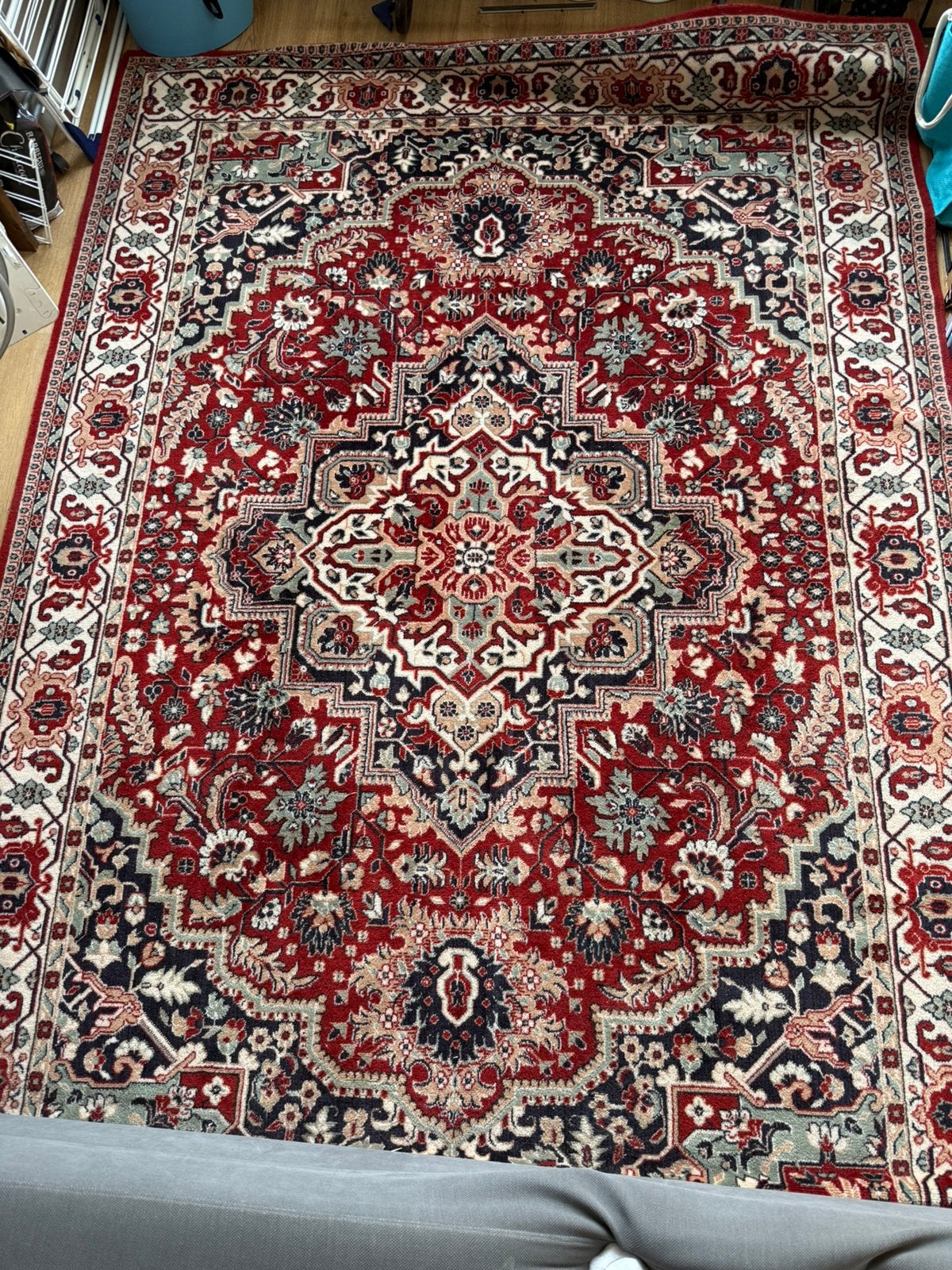 Lano Carpets Niris wollen vloerkleed 200x290 cm – 100% wol, Ophalen, 200 cm of meer, Crème, Zo goed als nieuw