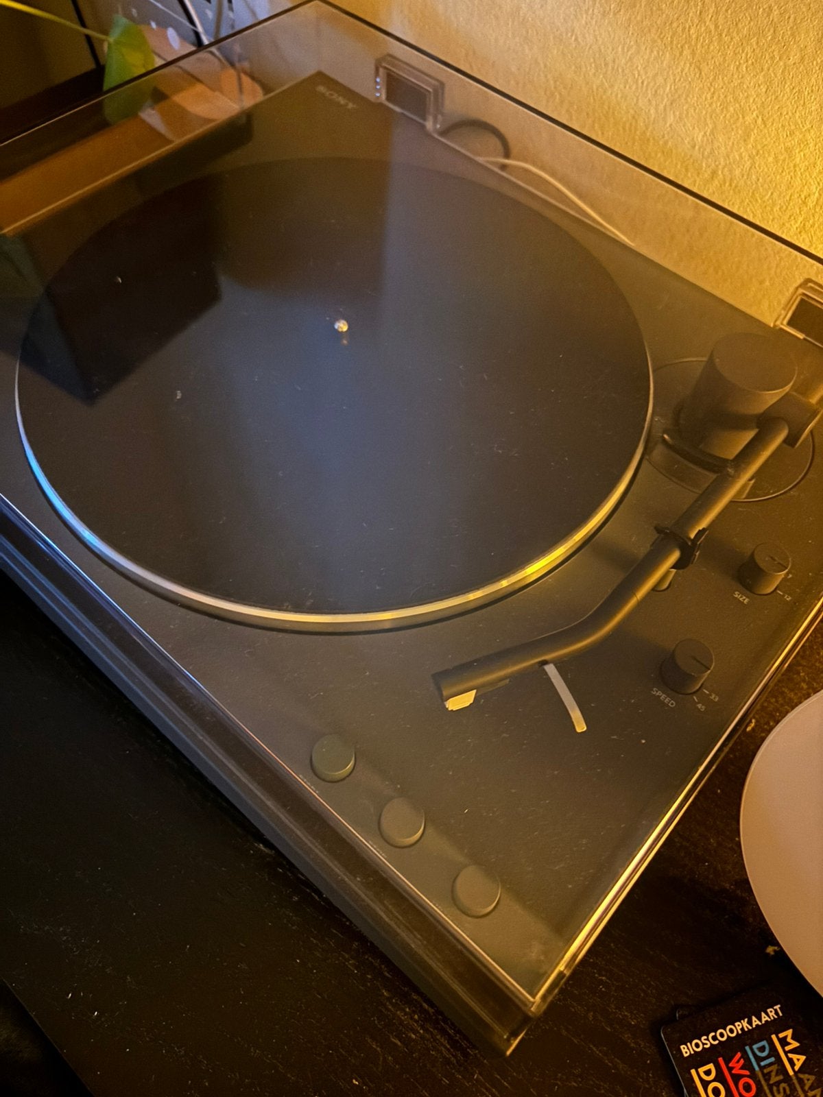 Sony ps-lx3bt zwart, Ophalen, Automatisch, Zo goed als nieuw, Platenspeler