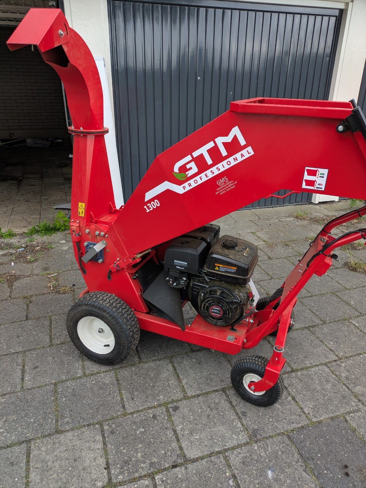 GTM Professional 1300 Houtversnipperaar Benzine, Ophalen, Gebruikt, Benzine, GTM Professional