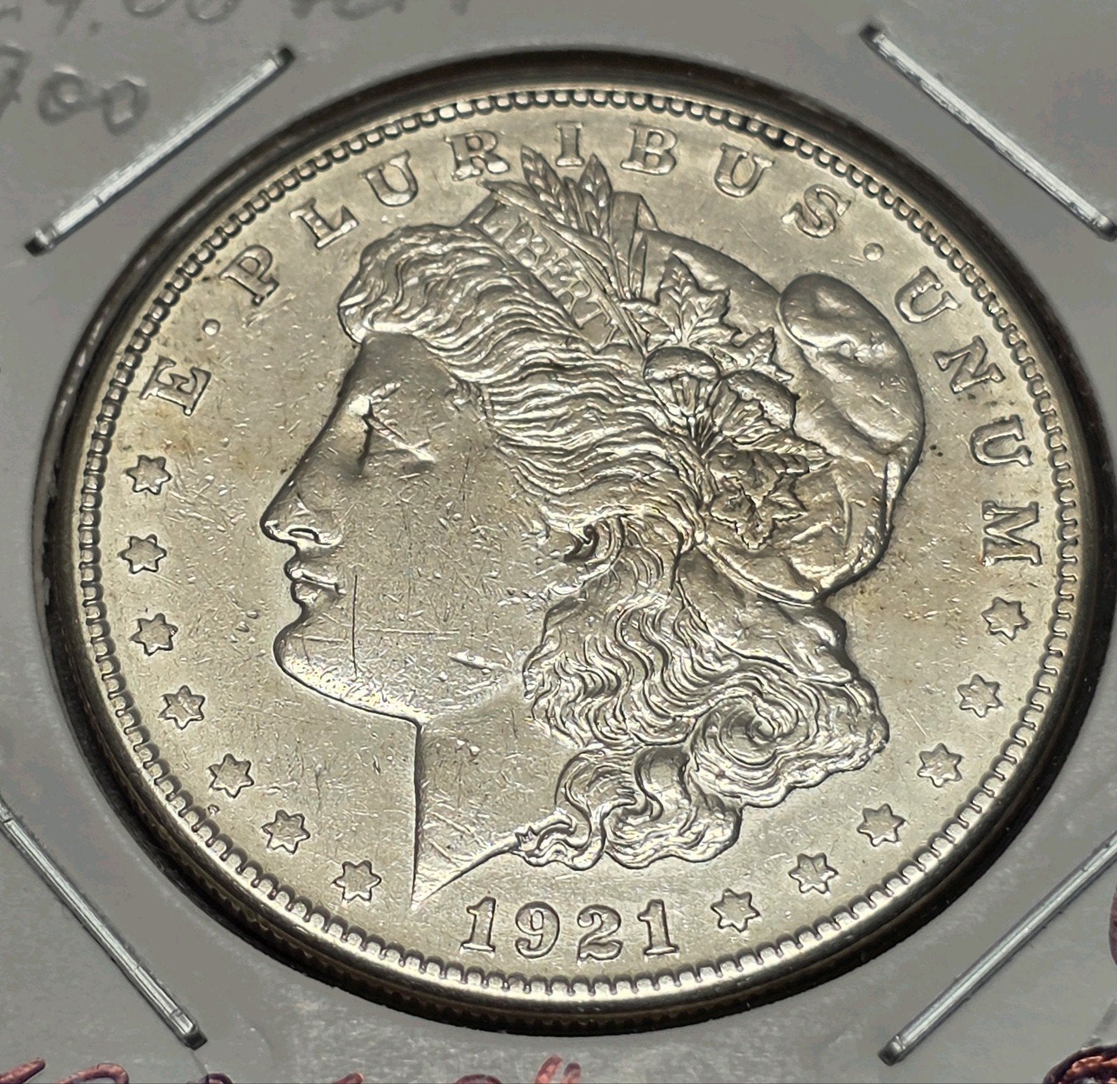 1 dollar 1921 Amerika, Verzenden, Noord-Amerika, Losse munt, Zilver