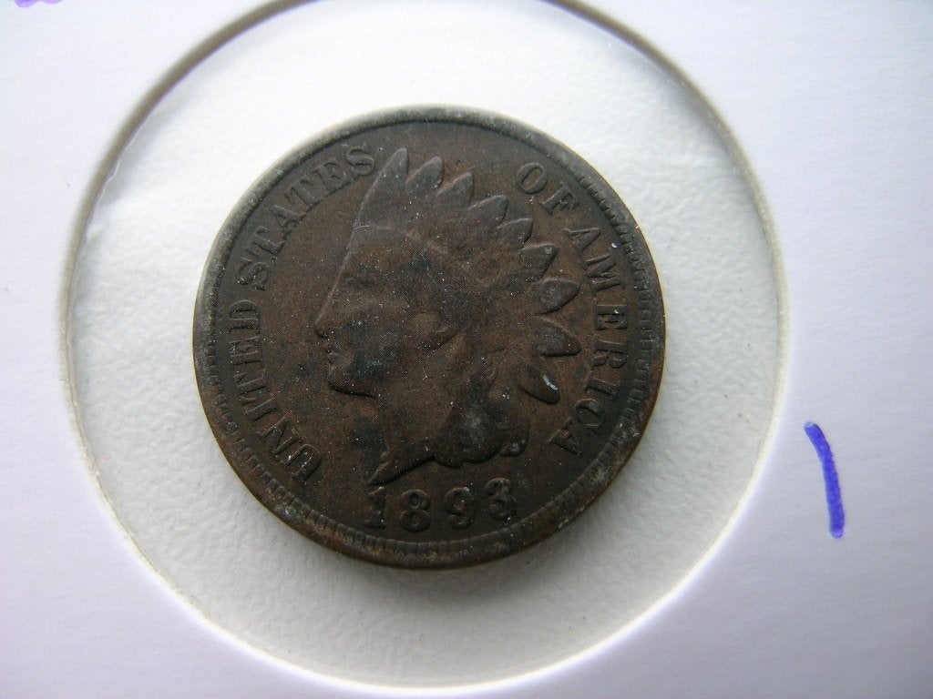 Cent 1893 Amerika, Ophalen of Verzenden, Noord-Amerika, Losse munt