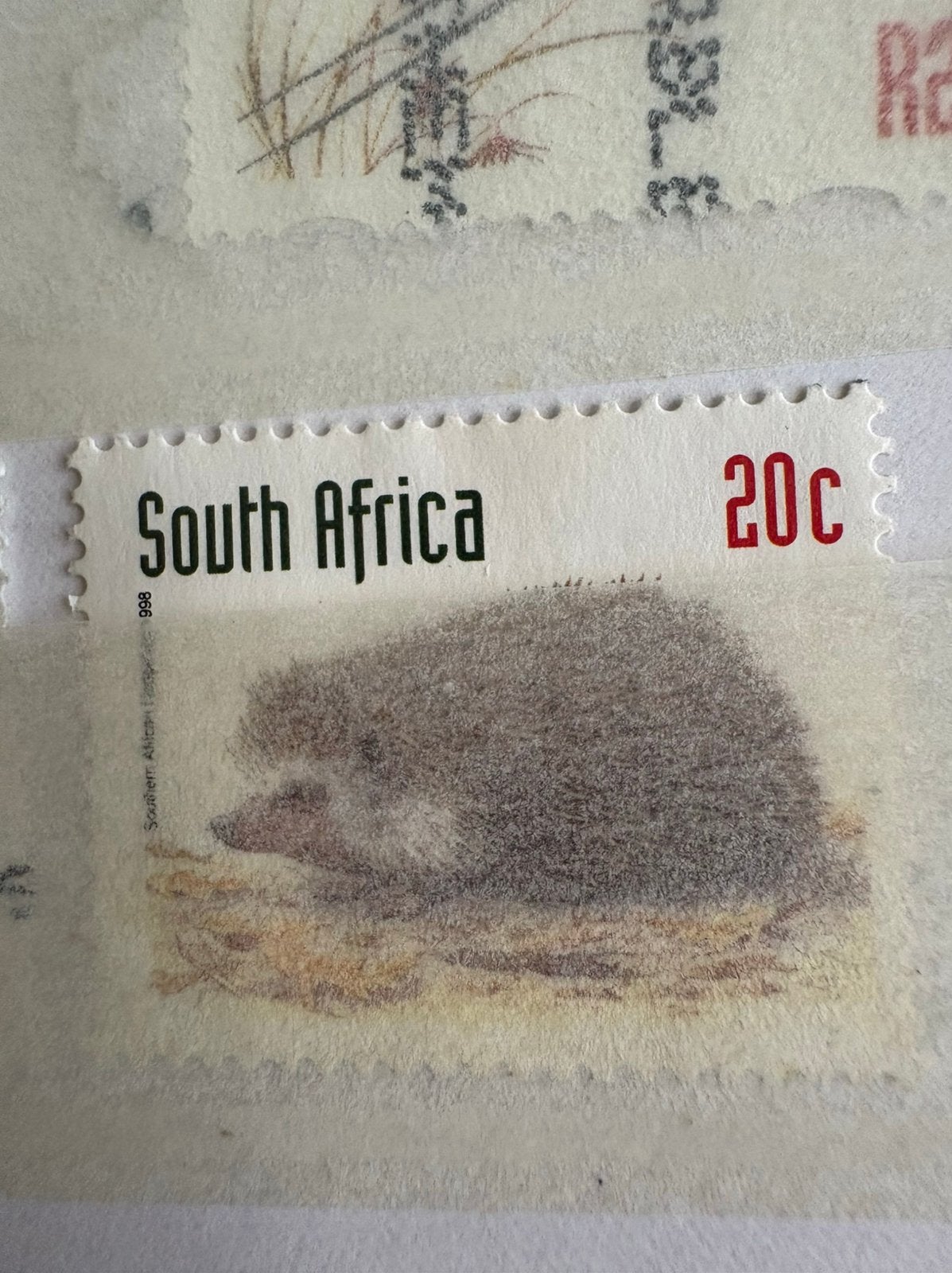 Zuid-Afrikaanse postzegel met dier, 20c, Ophalen of Verzenden, Zuid-Afrika, Gestempeld