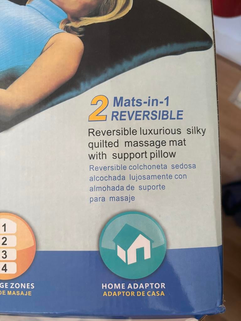 Massage mat met warmte, Ophalen, Zo goed als nieuw, Massagestoel of Kussen