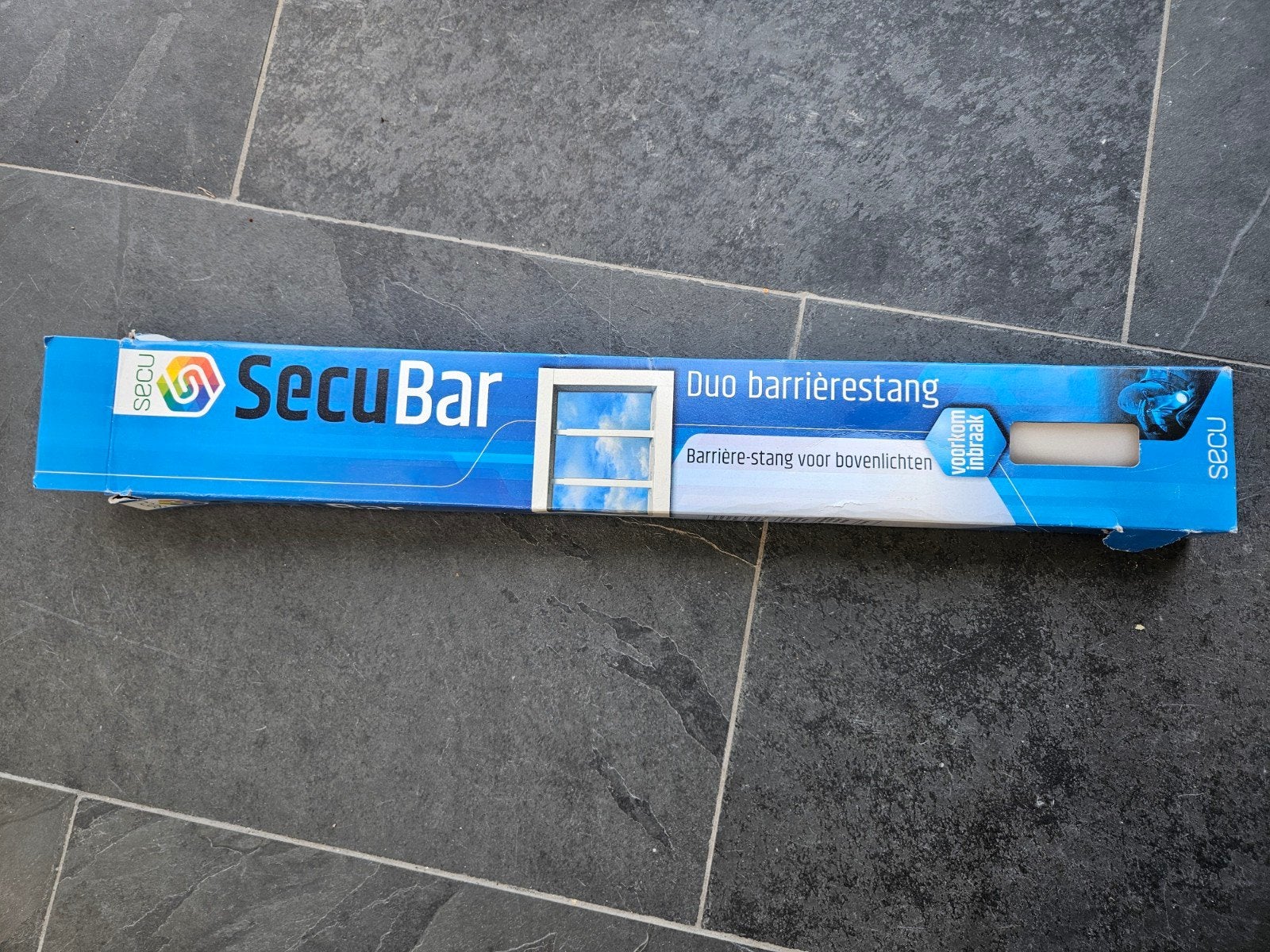 nieuwe SecuBar barrièrestang verstelbaar van 31-55 cm, Doe-het-zelf en Verbouw, Ophalen, Nieuw
