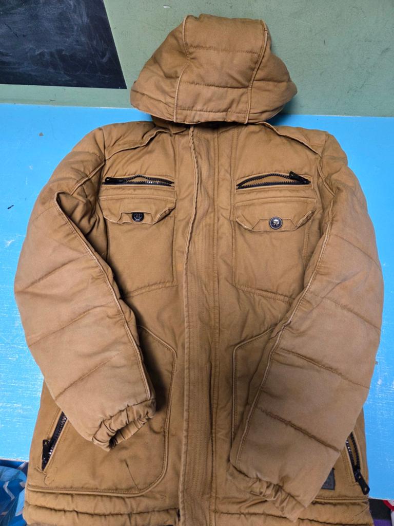 Coolcat Winterjas Maat M -, Kleding | Heren, Jassen | Winter, Gedragen, Maat 48/50 (M), Bruin, Ophalen of Verzenden