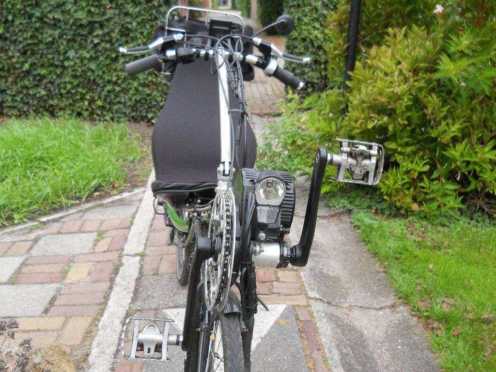 ligfiets te koop, Fietsen en Brommers, Gebruikt, Velgrem, Bovenstuur, Ophalen