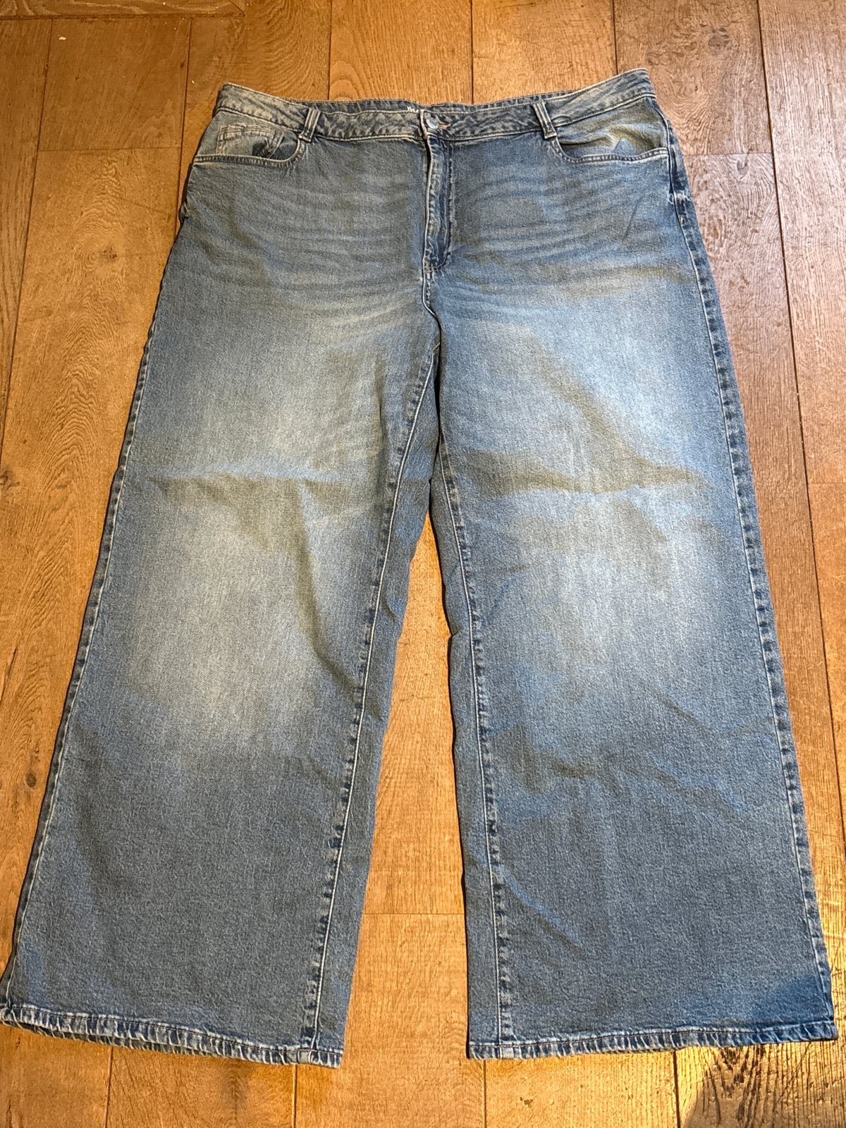 Ms Mode Wide Leg Jeans Maat 50 Nieuw, Kleding | Dames, Grote Maten, Ophalen, Nieuw, Blauw, Broek of Spijkerbroek