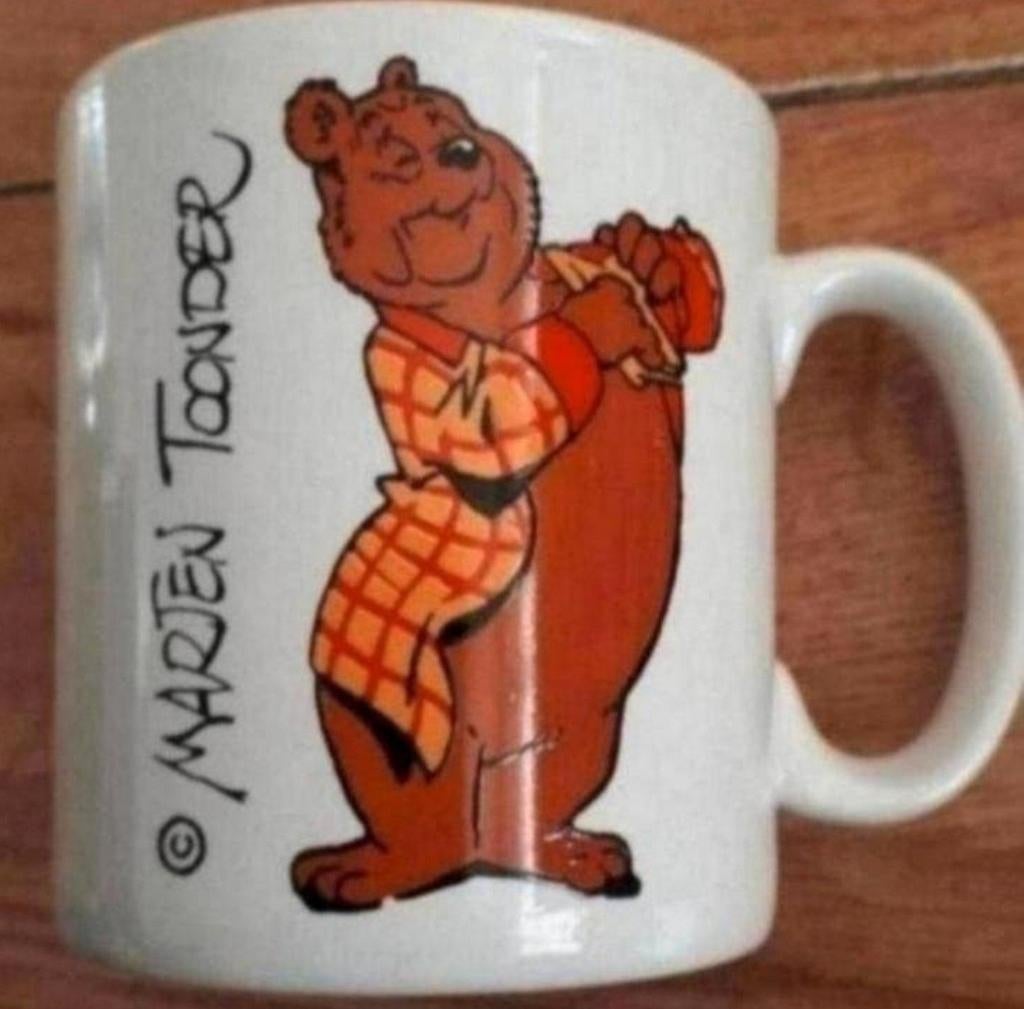 Beker Marten Toonder Olivier B Bommel ( Heer Bommmel ), Ophalen of Verzenden, Zo goed als nieuw, Overige stijlen, Kop(pen) en/of Schotel(s)