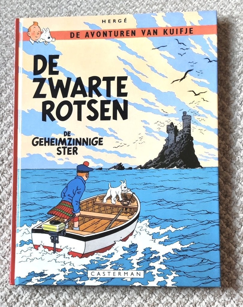 Kuifje Dubbelalbum Zwarte rotsen Geheimzinnige ster, Eén stripboek, Ophalen of Verzenden, Nieuw