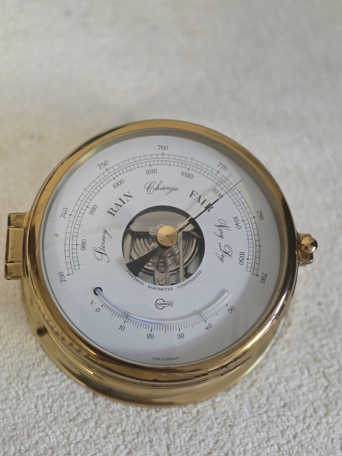 Barigo Barometer - Made in Germany, Audio, Tv en Foto, Weerstations en Barometers, Ophalen of Verzenden, Zo goed als nieuw, Barometer