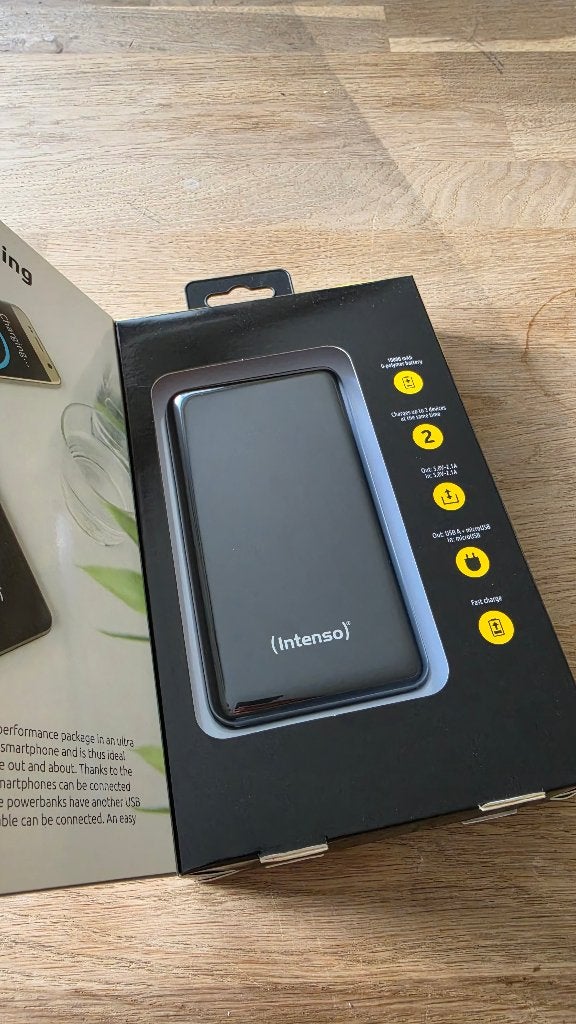 (10x) Intenso powerbank 10.000 mAh met geïntegreerde kabel, Ophalen of Verzenden, Nieuw, Intenso
