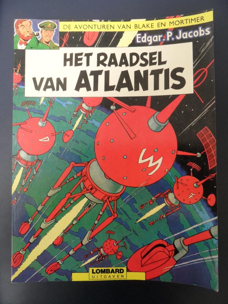 Blake en Mortimer. Het raadsel van Atlantis. 8 X, Boeken, Stripboeken, Meerdere stripboeken, Ophalen of Verzenden, Gelezen