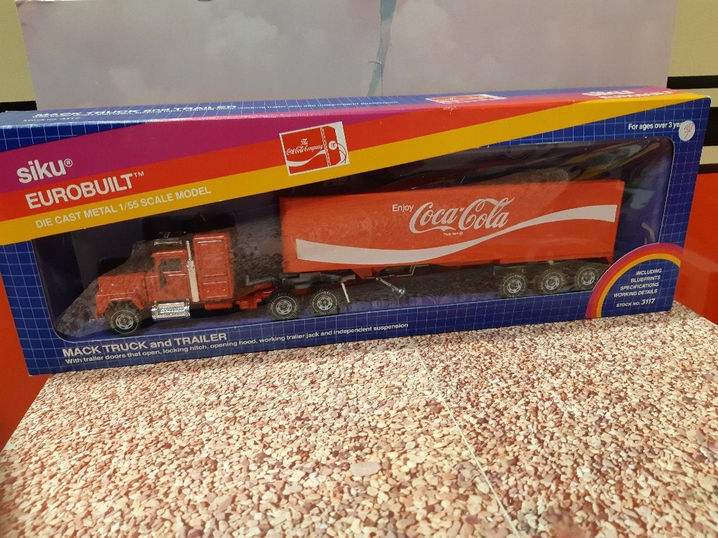 siku mack Coca Cola, Ophalen of Verzenden, Zo goed als nieuw, Bus of Vrachtwagen, SIKU