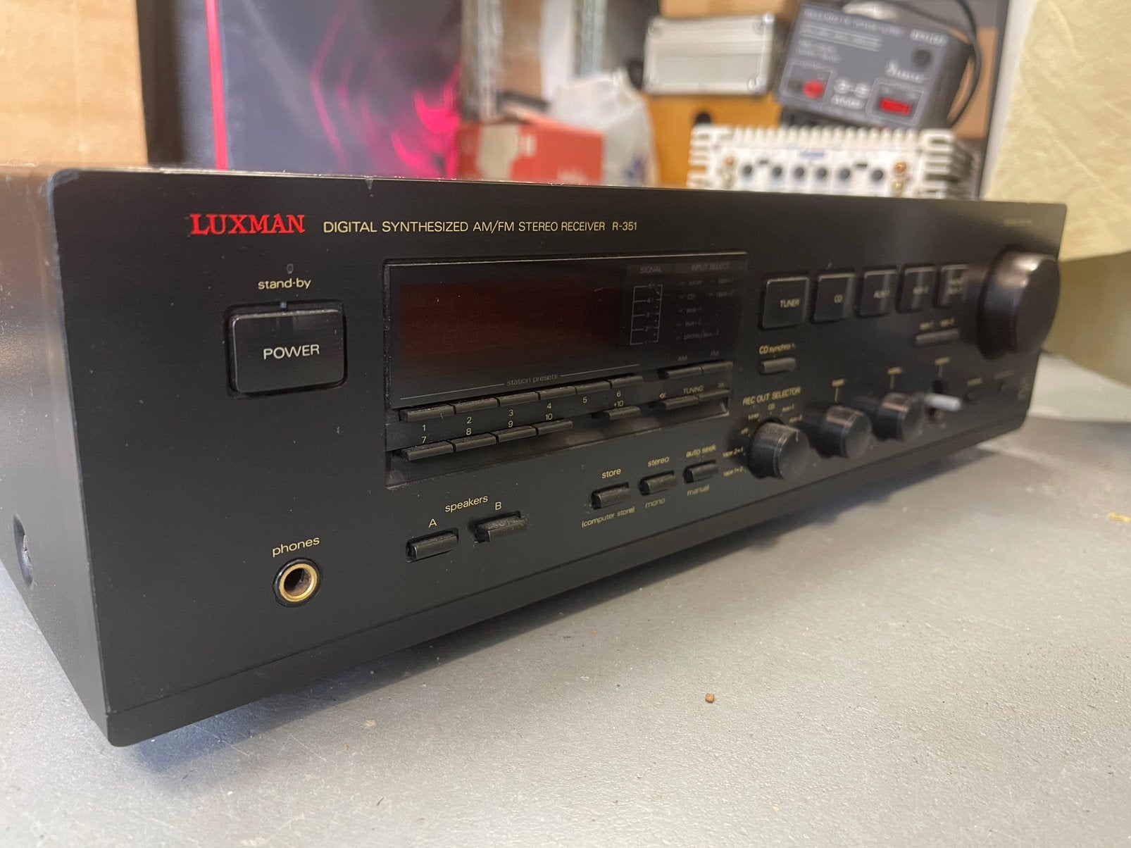 Luxman R-351 versterker, Overige merken, Gebruikt, Ophalen of Verzenden, 60 tot 120 watt