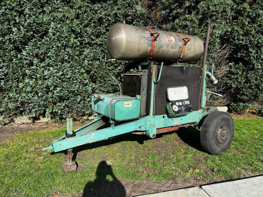 Motorpomp DAF 595 met Landini 4 waaier pomp, Ophalen, Beregening en Drainage