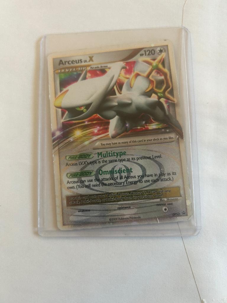 Arceus LV.X (DPPR 53), Hobby en Vrije tijd, Verzamelkaartspellen | Pokémon, Gebruikt, Ophalen