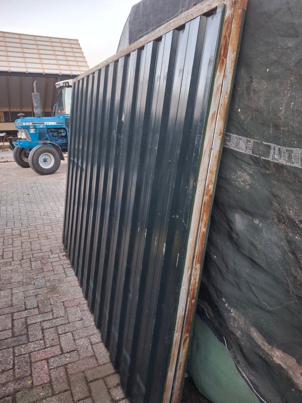 deuren plus rails, Gebruikt, Minder dan 3 meter, Ophalen of Verzenden, 2 meter of meer