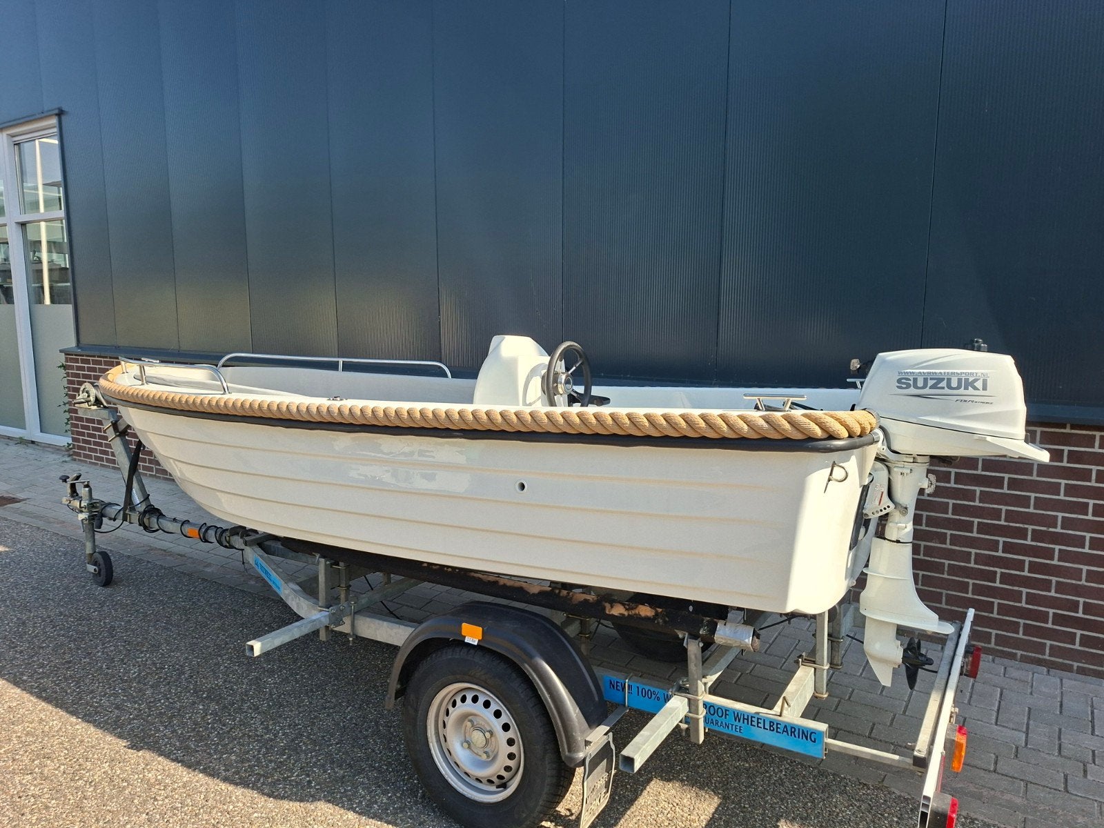 NIEUWSTAAT! Noard 405 + Suzuki 6PK *2023*, 6 pk, Ophalen of Verzenden, Zo goed als nieuw, Buitenboordmotor
