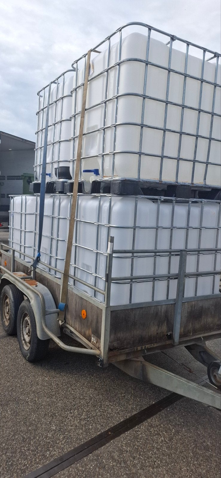 IBC vaten 1000liter/watervat/slowfeeder/schrootbak/opslagbak, Tuin en Terras, Ophalen, Kunststof, Met kraantje, 150 liter of meer