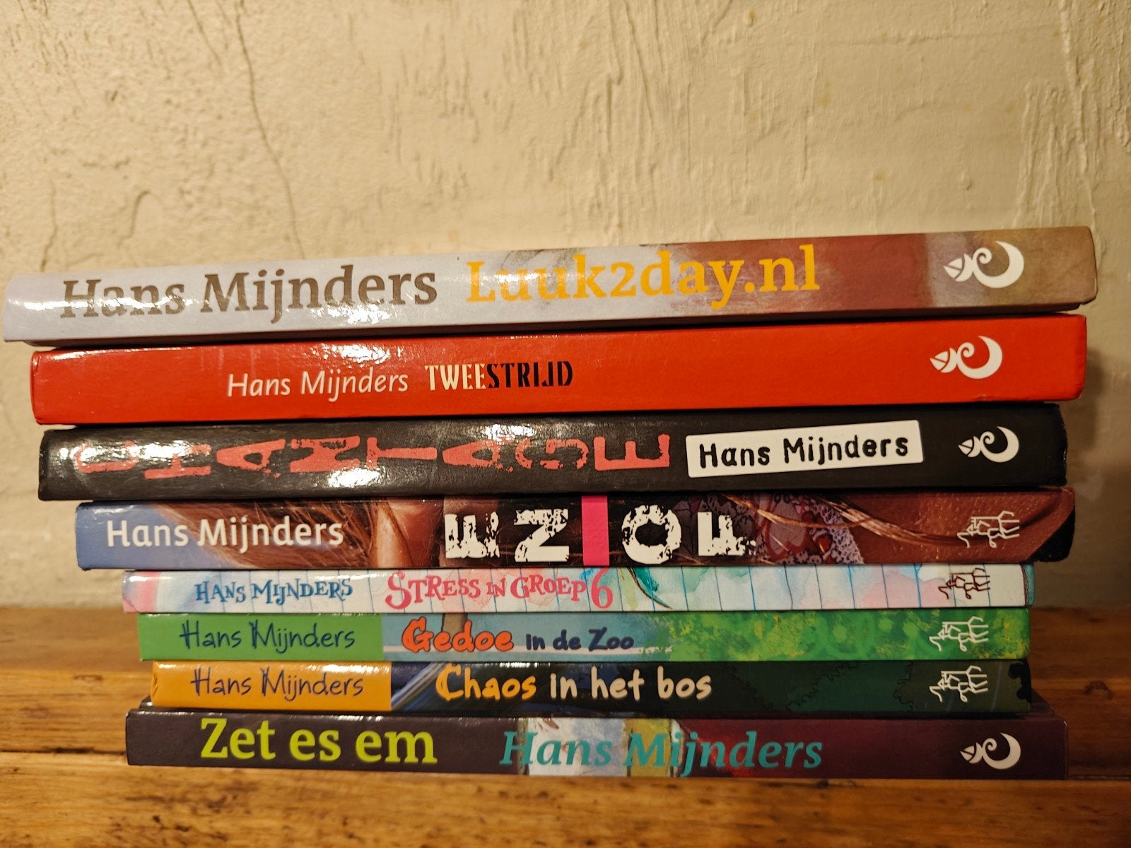 8 Boeken van Hans Mijnders., Ophalen of Verzenden, Zo goed als nieuw, Fictie algemeen