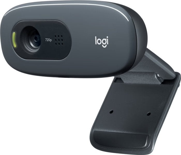 Logitech C270 HD Webcam 720p - USB - Microfoon - Zwart, Computers en Software, MacOS, Verzenden, Zo goed als nieuw, Microfoon
