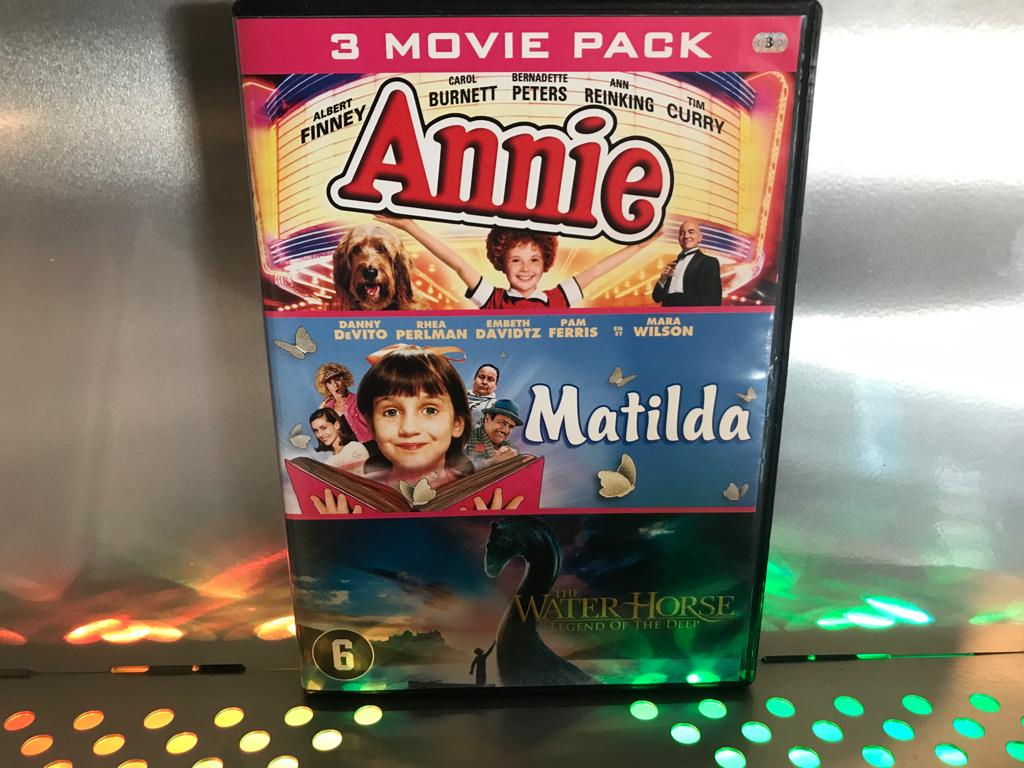 [DVD] Annie - Matilda - Water Horse, Alle leeftijden, Ophalen of Verzenden, Zo goed als nieuw