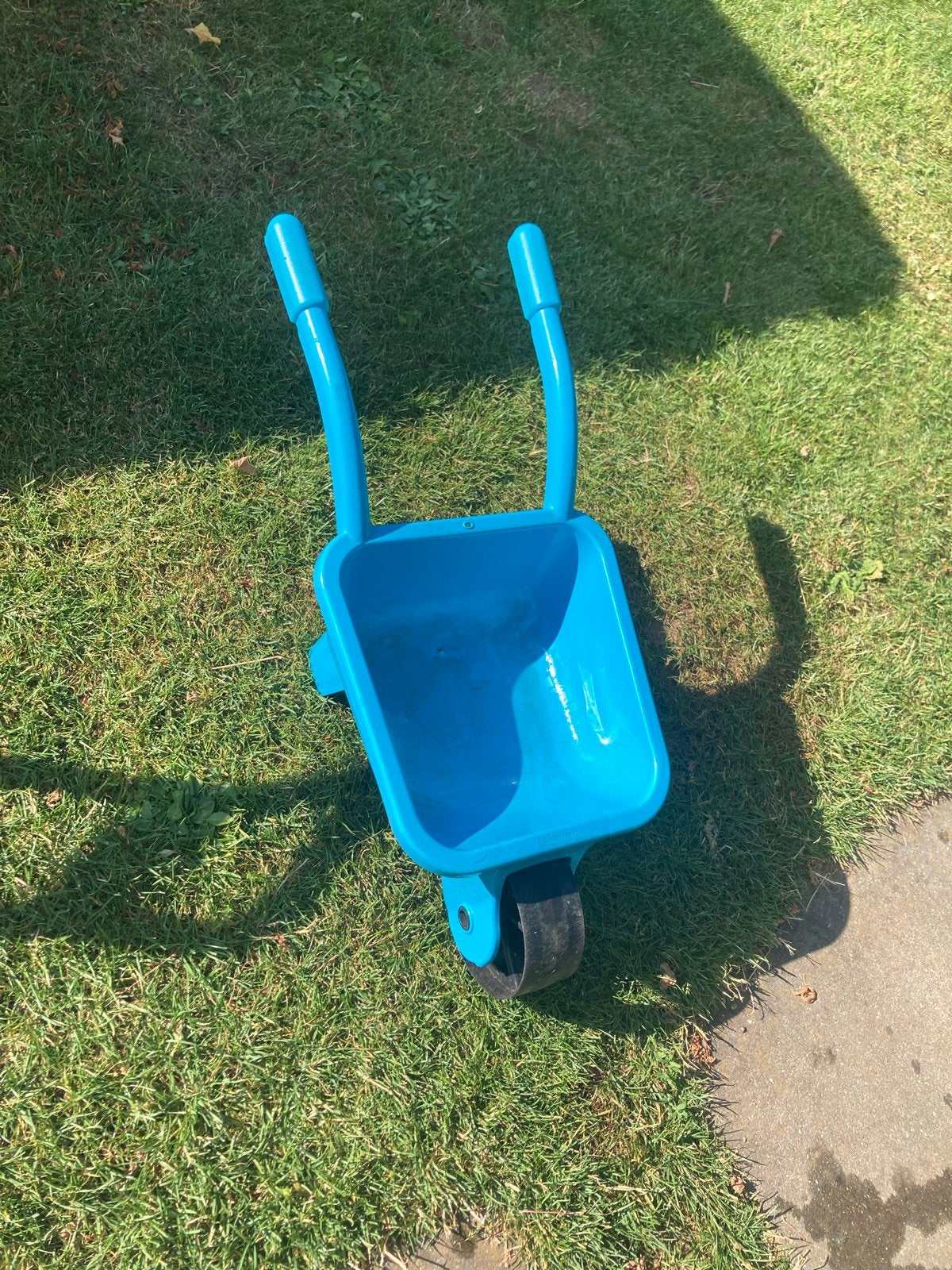 Blauwe speelgoed kruiwagen voor kinderen, Ophalen, Zo goed als nieuw, Duwvoertuig
