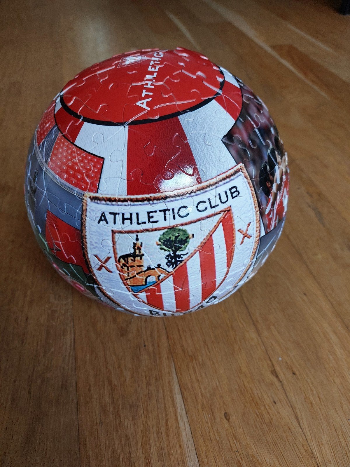 3D Puzzelbal - Voetbalpuzzel, Athletic Club Bilbao, Ophalen of Verzenden, Meer dan 50 stukjes, Zo goed als nieuw, 6 jaar of ouder