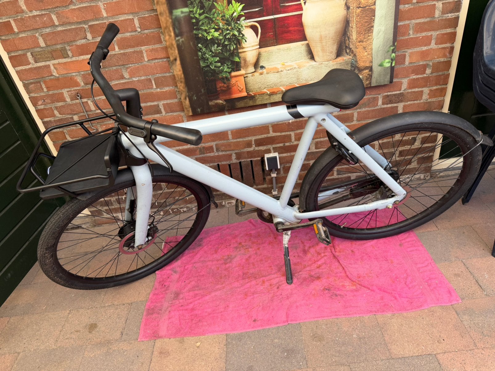 Vanmoof s3 blauw opknapper, Gebruikt, Versnellingen, 57 tot 61 cm, Schijfrem
