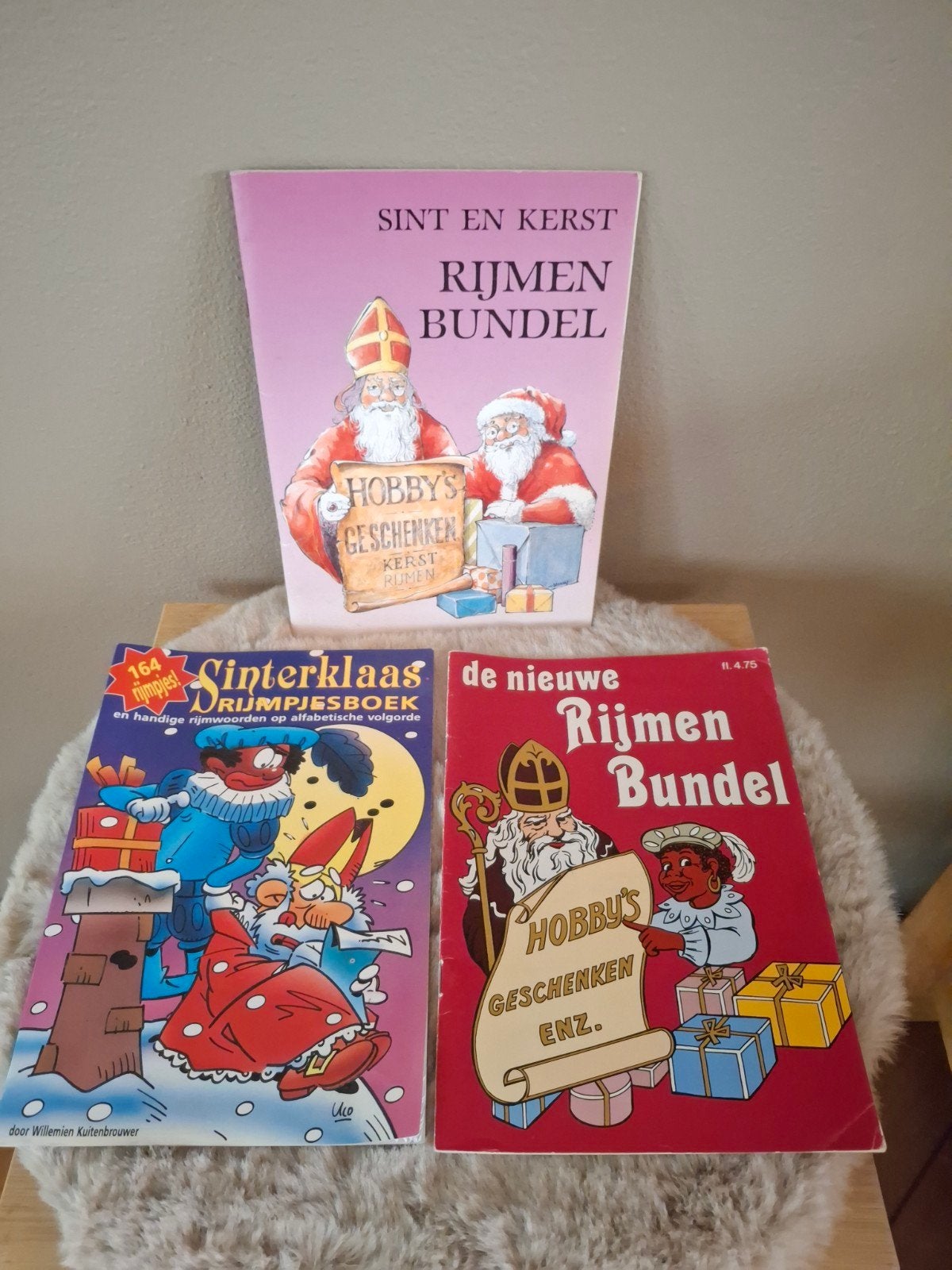 3 Sinterklaas  rijmen bundels, Diversen, Ophalen of Verzenden, Gebruikt