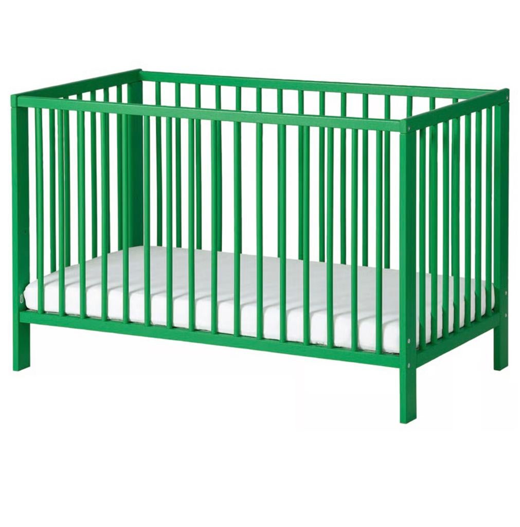 Baby bedje met matrasje als nieuw, Ophalen, Zo goed als nieuw, Rechthoekig, In hoogte verstelbaar