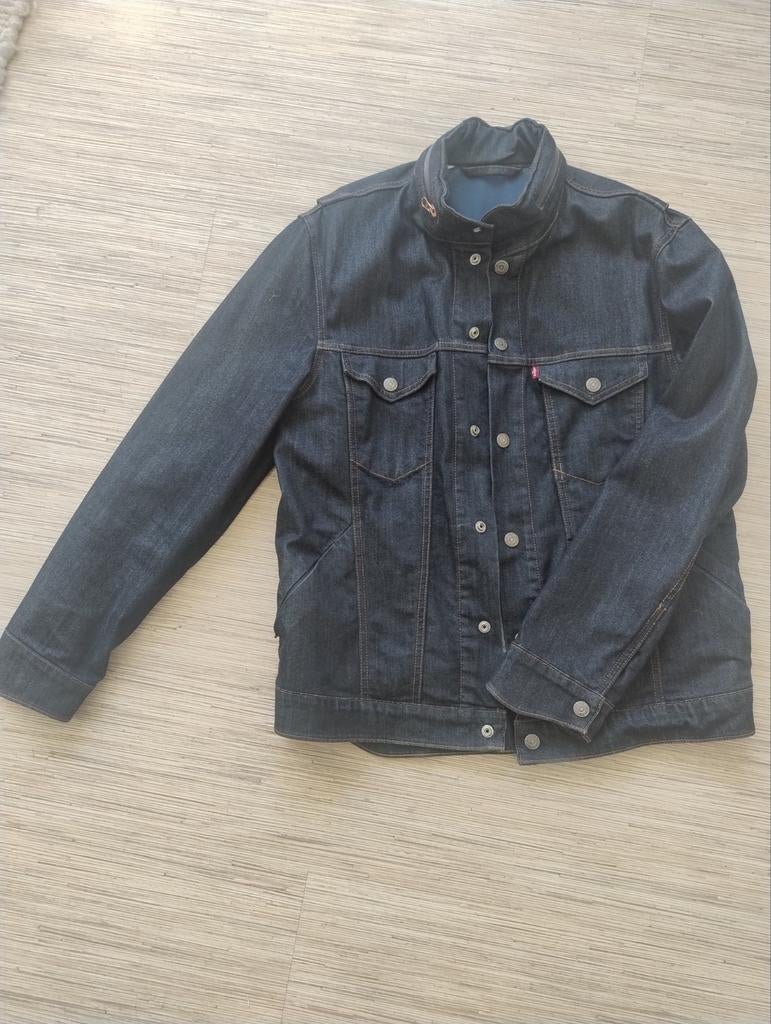 Levi's Commuter Trucker blauw denim woon werk jas, Blauw, Maat 56/58 (XL), Ophalen of Verzenden, Zo goed als nieuw