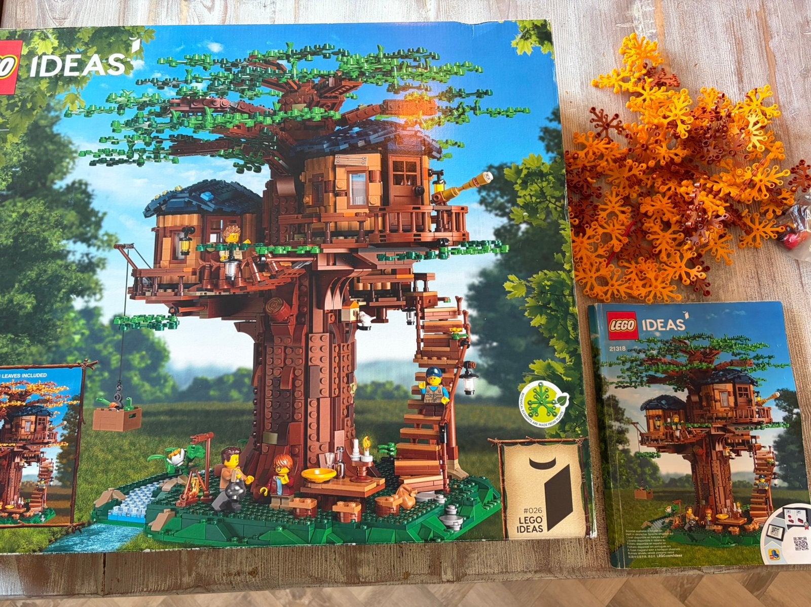 Lego ideas boomhut #21318, Ophalen of Verzenden, Gebruikt