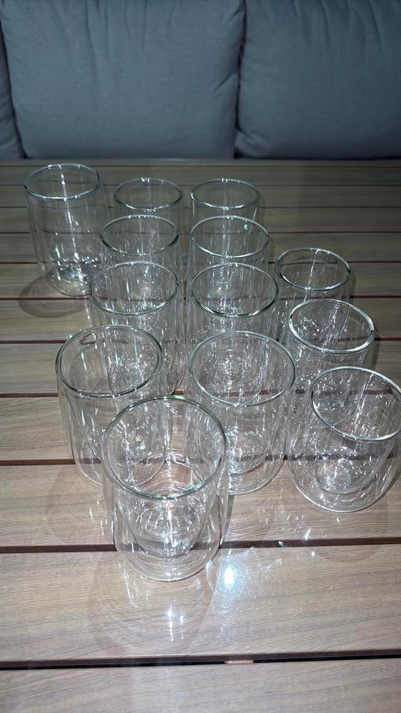 Spiegelau dubbelzijdig glazen, Huis en Inrichting, Keuken | Servies, Ophalen, Overige stijlen, Kop(pen) en/of Schotel(s), Glas
