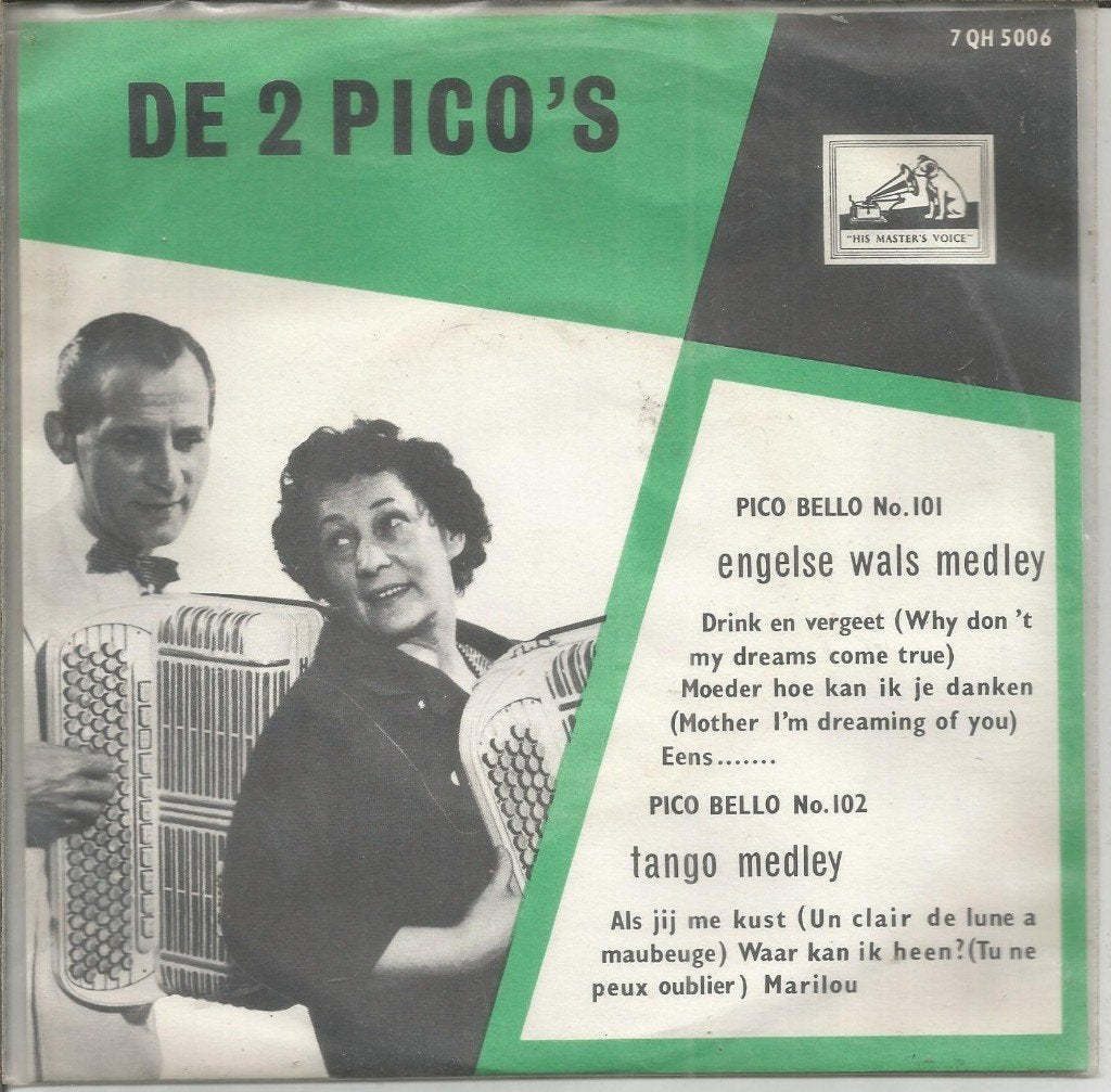 VERKOCHT De 2 Pico's – Pico Bello No. 101, EP, 7 inch, Ophalen of Verzenden, Zo goed als nieuw