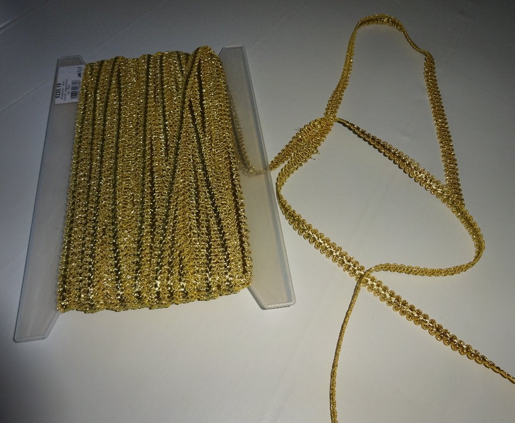 NIEUW = 12 mm breed Brokaat vlecht/ Brokarborte galon col. 3, Ophalen of Verzenden, Overige soorten, Nederland, Overige typen