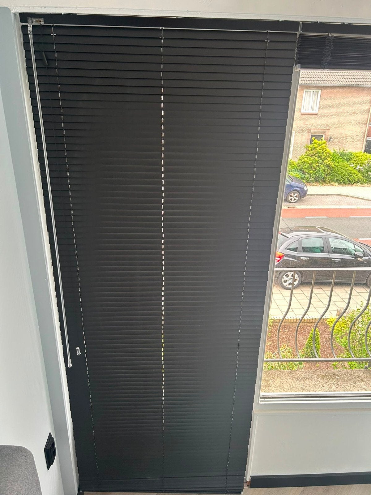 Antraciete aluminium jaloezie 80.5x207.5 cm, z.g.a.n., Ophalen, Kwantum, Zo goed als nieuw, Jaloezie