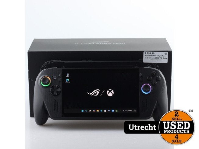 ASUS ROG Xbox Ally X Ryzen AI Z2 Extreme/24GB/1TB Opslag, Asus, Zo goed als nieuw, Support@asus.com, No. 15, Li-Te Road, Beitou District
Taipei 112
Taiwan