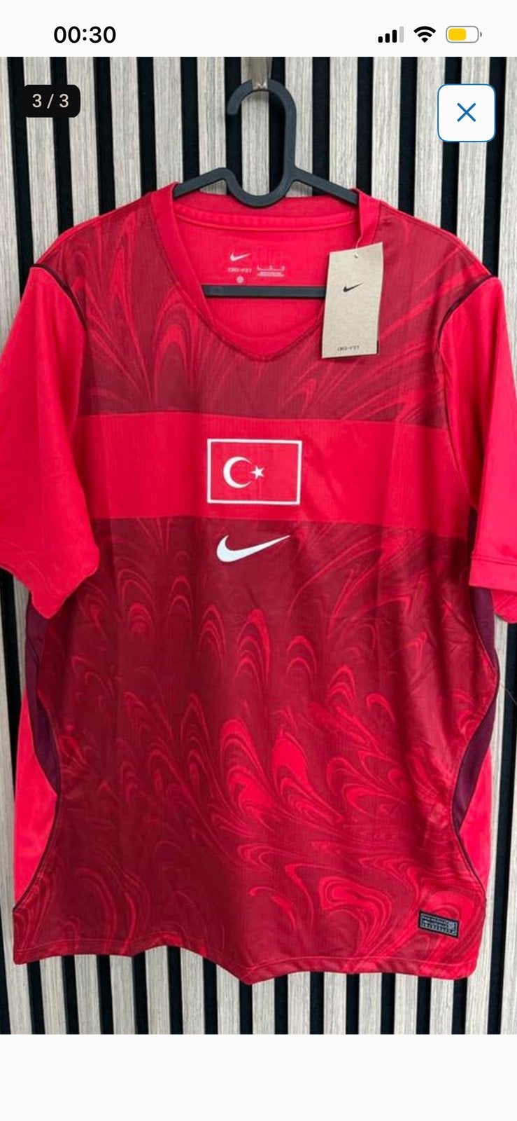 Turkije shirt xxl valt klein, Groter dan maat XL, Ophalen of Verzenden, Zo goed als nieuw, Shirt