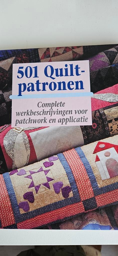 501 Quiltpatronen: Patchwork en Applicatie Boek, Hobby en Vrije tijd, Ophalen of Verzenden