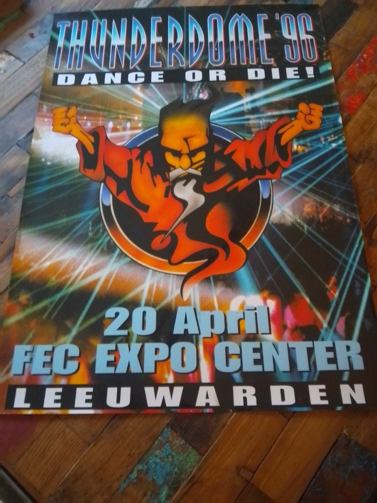 thunderdome 1996 poster hardcore ID&T, Ophalen of Verzenden, Nieuw, Reclame