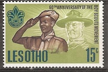 Scouting, Lesotho, 1968., Ophalen of Verzenden, Postfris, Overige thema's