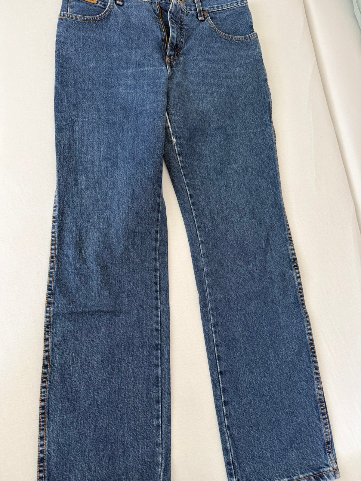 Wrangler spijkerbroek model Texas, Verzenden, Zo goed als nieuw, Blauw, W33 - W36 (confectie 42/44)