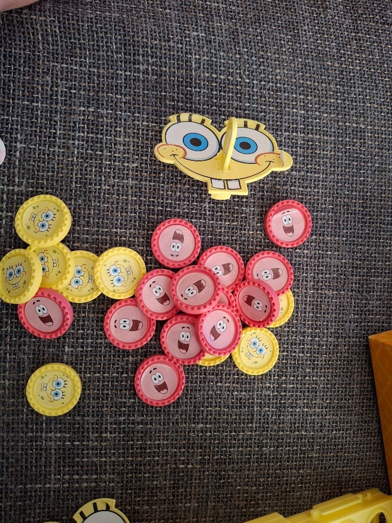 Vier op een rij spongebob, Een of twee spelers, Ophalen of Verzenden, Gebruikt, Hasbro