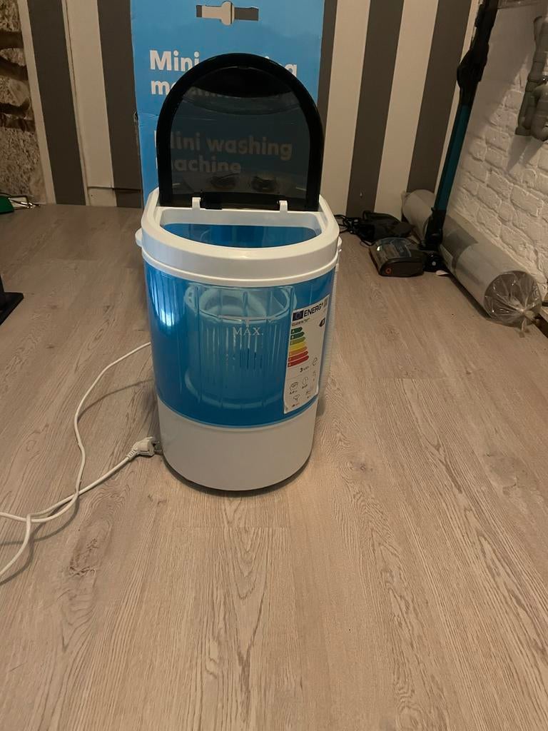 Mini wasmachine 3kg - Ideaal voor camping of kleine was, Witgoed en Apparatuur, Wasmachines, Minder dan 1200 toeren, Minder dan 85 cm